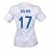 Frankrike William Saliba #17 Borta matchtröja Dam VM 2022 Kortärmad Billigt